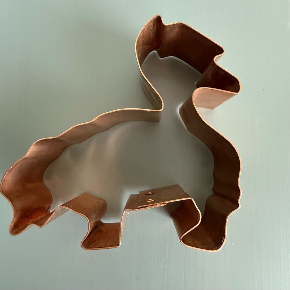 Copper Dog Cookie Cutter